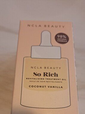NCLA BEAUTY SO RICH REVITALIZING TREATMENT OIL- COCONUT VANILLA